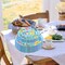 175Pcs Summer Pool Party Supplies Set 9"Summer Beach Dinner Plates 7"Pool Plates (Blue (or multi-colored with blue))